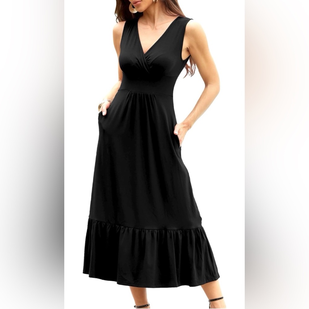 Black Women's Maxi Dress, cocktail, wedding dress, night out